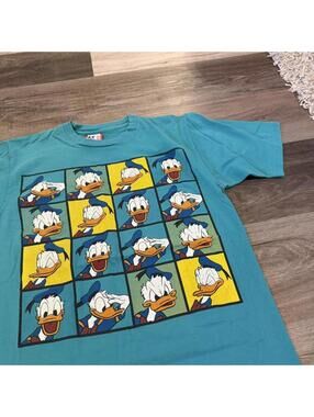 vintage Donald Duck multiple personalities t shirt 90s S/M
